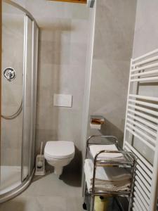 A bathroom at Huberhof Morgensonne