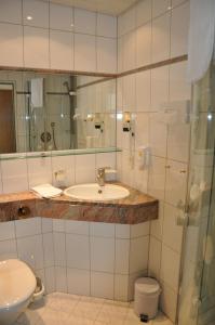 Koupelna v ubytování Hotel Kammerer