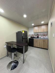 Dapur atau dapur kecil di Hostelfc Chapinero