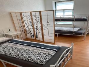 Postel nebo postele na pokoji v ubytování Apartment in Eilenburg near Castle