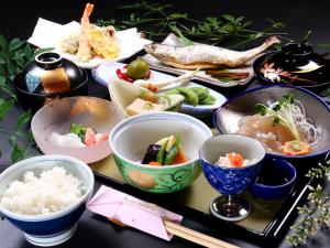 日式旅馆内部或周边提供的食物