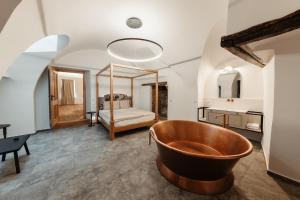 Postel nebo postele na pokoji v ubytování Hotel Clemar