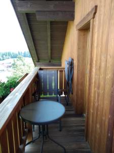 A balcony or terrace at Huberhof Morgensonne