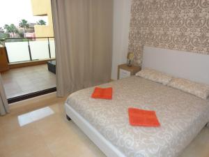 Posteľ alebo postele v izbe v ubytovaní Apartment Las Salinas + 26 fotografií