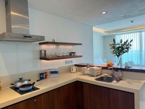 Η κουζίνα ή μικρή κουζίνα στο Ocean view LUX STU in A La Carte Da Nang +8 φωτογραφίες