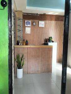 独鲁万Don Pedro 2的房间里有一张柜台，柜台上放着一株植物