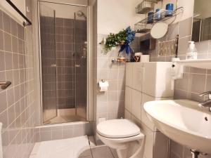 Ένα μπάνιο στο Appartement Peter in Freyung im Bayerischen Wald