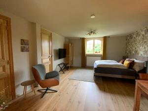 Postel nebo postele na pokoji v ubytování B&B de Graaf van Poppel