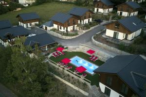 Bazén v ubytování Chalets am Diemelsee in Heringhausen nebo v jeho okolí