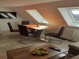 Posezení v ubytování Familienspaß in Lichtenhain