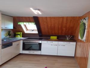 Kuchyň nebo kuchyňský kout v ubytování Familienspaß in Lichtenhain