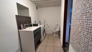 Koupelna v ubytování Apartmánový dom Most pri Bratislave