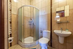 Koupelna v ubytování Brzoza w centrum Zakopanego