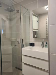 Kúpeľňa v ubytovaní Appartement Bergzauber