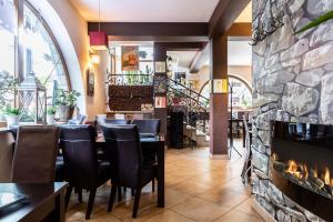 Restaurace v ubytování Brzoza w centrum Zakopanego