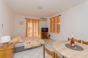 TV a/nebo společenská místnost v ubytování Apartments Danica