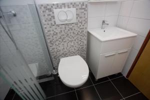 Koupelna v ubytování Apartment Lenka Mato