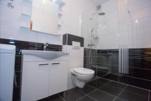 Koupelna v ubytování Apartment Lenka Mato