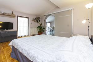 Postel nebo postele na pokoji v ubytování Apartments Mir