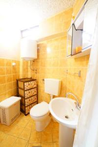 Koupelna v ubytování Apartment Lile