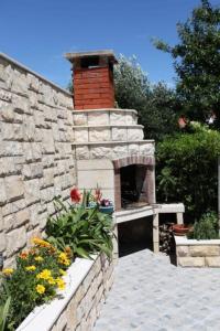 Zahrada ubytování Apartments Nadi