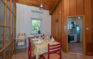 Kuchyň nebo kuchyňský kout v ubytování Apartments Nadi