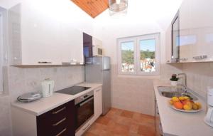 Kuchyň nebo kuchyňský kout v ubytování Apartments Nadi