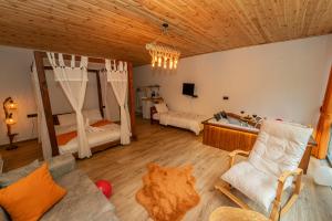 Postel nebo postele na pokoji v ubytování Ray Suit Bungalov