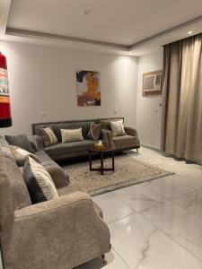 Istumisnurk majutusasutuses Juri Ahla Al Masayef Furnished Units