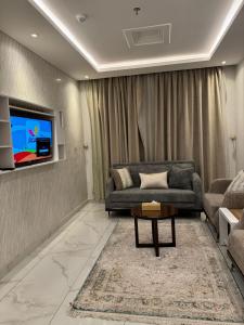 Istumisnurk majutusasutuses Juri Ahla Al Masayef Furnished Units +14 fotot