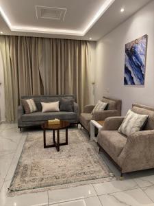 Istumisnurk majutusasutuses Juri Ahla Al Masayef Furnished Units