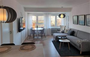 Predel za sedenje v nastanitvi Nordic style apartment in central Aalborg