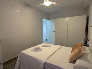 Posteľ alebo postele v izbe v ubytovaní Apartamento La Verdad