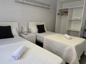 Posteľ alebo postele v izbe v ubytovaní Apartamento La Verdad
