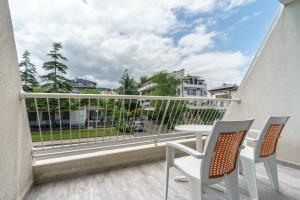 Balkón nebo terasa v ubytování AluaSun Helios Beach - All Inclusive
