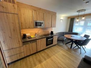 Cucina o angolo cottura di Pension Ahorn