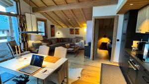 Et opholdsområde på Flocons de Megève