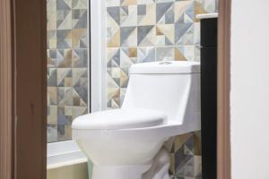 Koupelna v ubytování Hotel Boutique Bueso