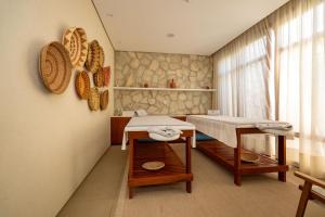 Cama ou camas em um quarto em Wish Natal