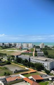 an aerial view of a city with buildings at (1506)Apt 2 Quartos Cabedelo- Ponta de Campina in Tambauzinho