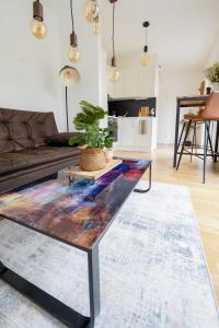 Istumisnurk majutusasutuses Eggenberg City Suites - Apartment Amore - Self Check-In
