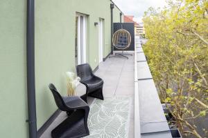 Istumisnurk majutusasutuses Eggenberg City Suites - Apartment Amore - Self Check-In