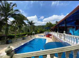 Bazén v ubytování Hotel kristal campestre nebo v jeho okolí