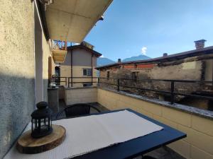 Balkón nebo terasa v ubytování Ca Borgo Alpino
