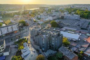 Nespecifikovaný výhled na destinaci Kaunas nebo výhled na město při pohledu z apartmánu