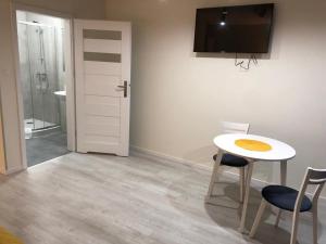 Ένα μπάνιο στο Central Cracow Apartments