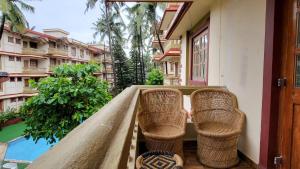 Ban công/sân hiên tại 1BHK POOL VIEW APARTMENT - Candolim Resort