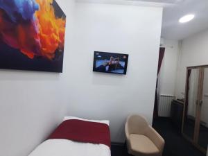 Μια τηλεόραση ή/και κέντρο ψυχαγωγίας στο Authentic Belgrade Centre - 3 Suites in One Space, with patios in courtyard for smokers