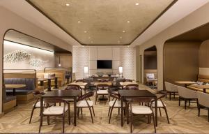 Marriott Long Beach Downtown的休息区