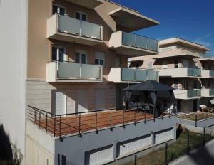 Balkón nebo terasa v ubytování Apartment Tom